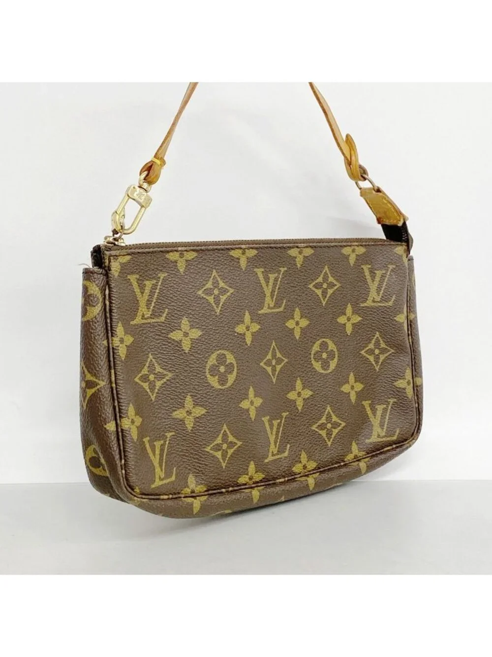 Louis Vuitton Pouch Monogram Pochette Brown